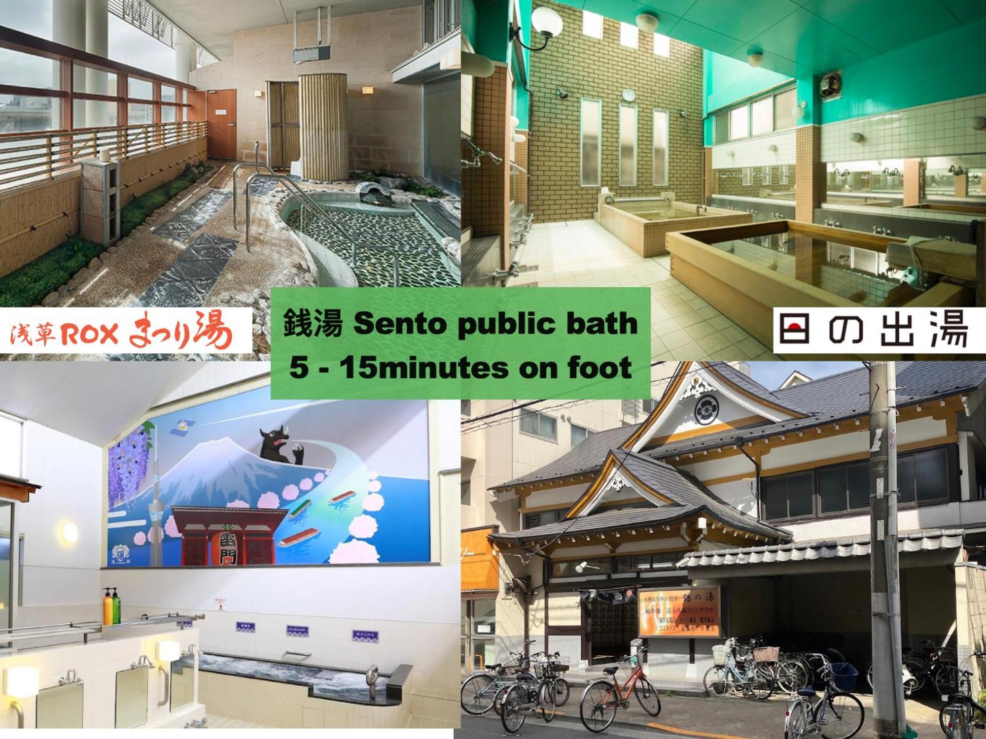 浅草寺3分｜浅草駅6分｜開放的｜畳寝室｜2-6人｜成田&羽田空港直通 Apartment Tokio Exterior foto